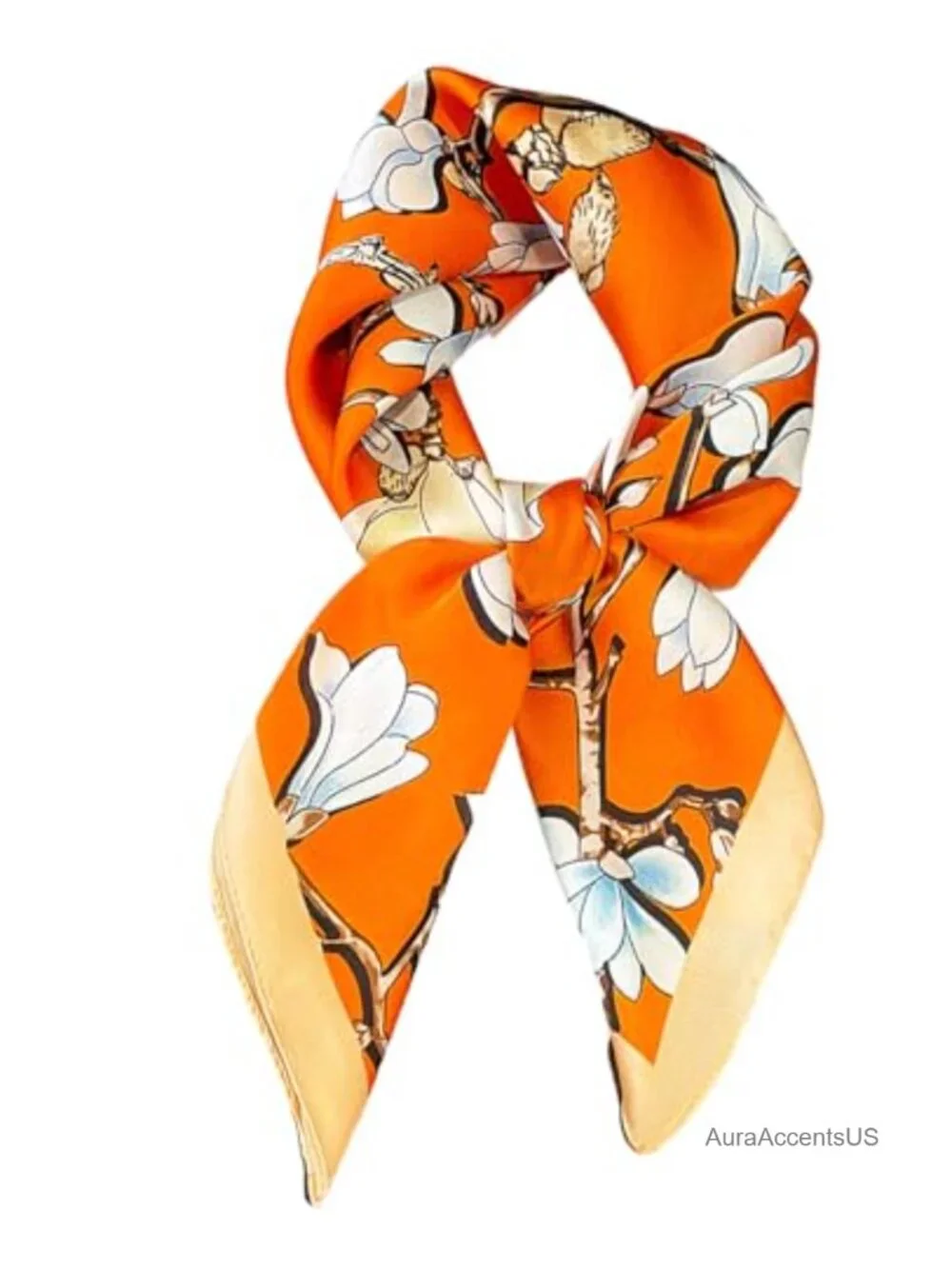 Vibrant Square Scarf Lightweight Silky Fashion Scarf 27.5